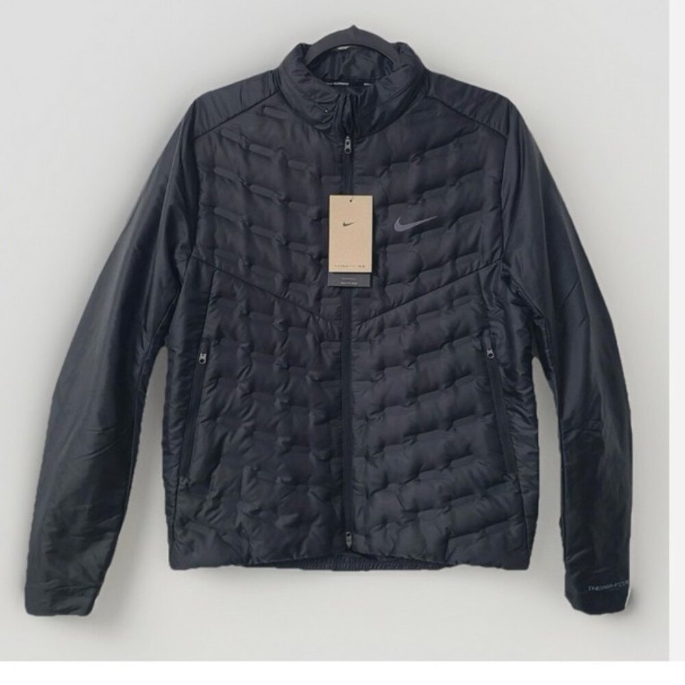 New Nike Therma-FIT ADV AeroLoft Men’s Repel Down Running Jacket 4XL Black